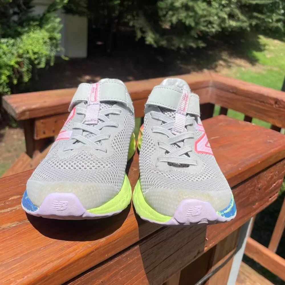 New Balance Youth 13fresh Foam Easy On Colorful Sneakers